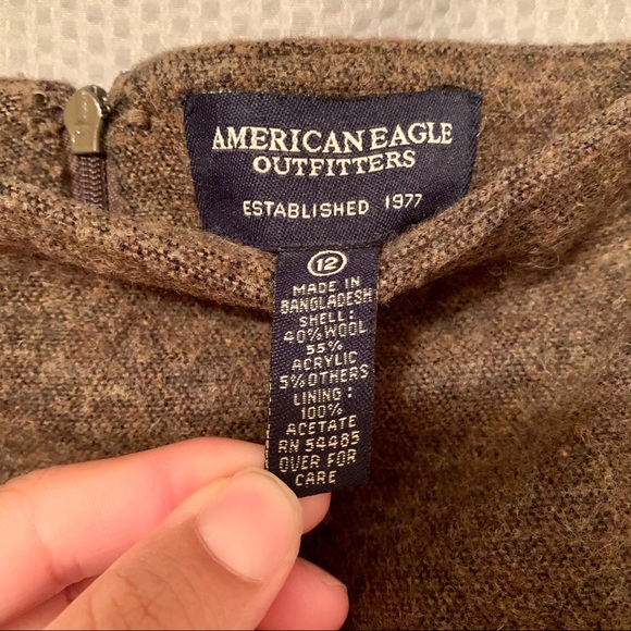 Brown Mini Skirt - Picture 3 of 3